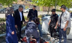 Elazığ'da elektrikli araç devrildi, ilk müdahaleyi milletvekili yaptı