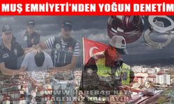 Muş Emniyeti haftalık operasyon raporunu duyurdu