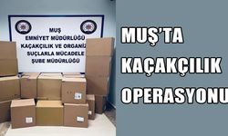 Muş’ta 260 bin adet kaçak makaron ele geçirildi