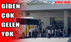 Muş Otogarı'nda bayram dönüşü hareketliliği