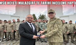 MSÜ Kara Harp Enstitüsü heyeti Malazgirt’te