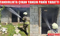Muş’ta tandırlık yangını panik yarattı!