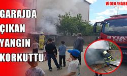 Muş’ta araç garajında korkutan yangın