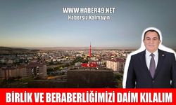 AK Parti Muş Milletvekili Mehmet Emin Şimşek'ten Kurban Bayramı mesajı