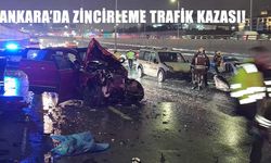 Ankara’da zincirleme trafik kazası: 4 araç çarpıştı, 3’ü ağır 8 yaralı
