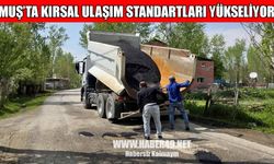 Muş’ta köy yollarına neşter
