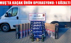 Muş’ta kaçakçılık operasyonu: 310 bin TL’lik ürün ele geçirildi