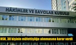 Hakimler ve Savcılar Kurulu müfettiş alım sonuçlarını açıkladı