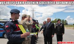 Muş Valisi Çakır’dan bayram mesaisi yapan personele ziyaret