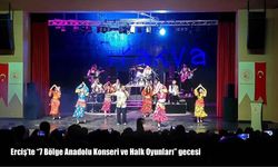 Erciş’te "7 Bölge Anadolu Konseri ve Halk Oyunları" gecesi