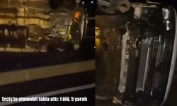 Van’da otomobil takla attı: 1 ölü, 5 yaralı