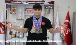 Dünya ve Türkiye dart şampiyonu Bedirhan Nas, 30 madalyaya ulaştı