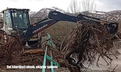 Tunceli’de sel köprüleri tıkadı: Ekipler sahada