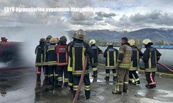 EBYÜ öğrencilerine uygulamalı itfaiyecilik eğitimi