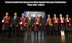 Cumhuriyet Başsavcısı Aydemir'den genç hukukçulara çağrı: “Korkmadan adaletin üstüne gidin”