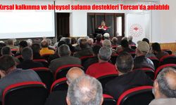 Tercan’da üreticilere kırsal kalkınma destek toplantısı