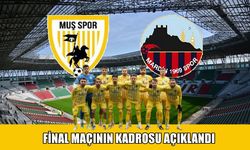 Play-off final maçının ilk 11’leri açıklandı