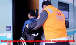 Demir yollarında 9 milyon engelli yolcuya ücretsiz seyahat imkanı tanındı