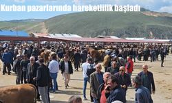 Erzurum'da kurban pazarında bayram hareketliliği başladı