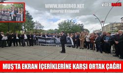 Muş’ta STK’lardan “Temiz Ekran Hareketi” manifestosu