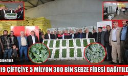 Muş’ta 619 çiftçiye sebze fidesi desteği