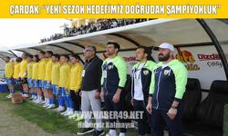 Muşspor Teknik Direktörü Çardak: Yeni sezon hedefimiz doğrudan şampiyonluk