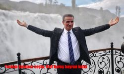 Tortum Şelalesi coştu, Vali Baruş hayran kaldı