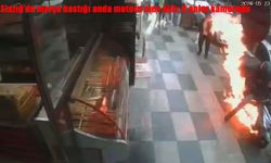 Elazığ'da marşa bastığı anda motoru alev aldı