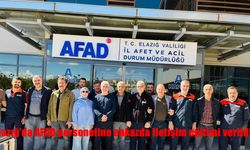 Elazığ'da AFAD personeline enkazda iletişim eğitimi verildi