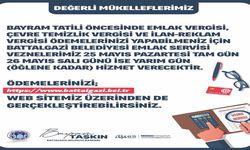 Battalgazi Belediyesi’nden bayram öncesi vezne düzenlemesi