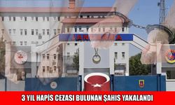 Muş’ta 3 yıl hapis cezasıyla aranan şahıs yakalandı