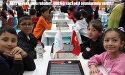 Kars’ta zeka dolu rekabet: 400 öğrenci akıl oyunlarında yarıştı