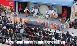 Masal Treni Tatvan’da miniklerle buluştu