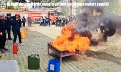 Bingöl'de okullarda yangın ve tahliye uygulamaları yapıldı