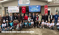 Köprüköy'de bilim fuarı yoğun ilgi gördü