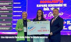 Lise öğrencisi İkra Seltu Güler’in büyük başarısı