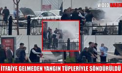 Muş’ta seyir halindeki otomobil alev aldı