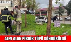 Muş’ta tüp yangını panik yarattı
