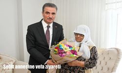 Erzurum Valisi Baruş’dan şehit annesine vefa ziyareti