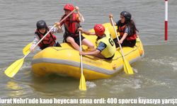 Murat Nehri’nde kano heyecanı sona erdi: 400 sporcu kıyasıya yarıştı