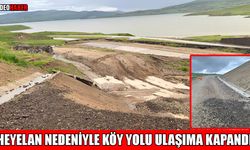 Varto’da heyelan: Köy yolu ulaşıma kapandı