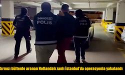 Kırmızı bültenle aranan Hollandalı zanlı İstanbul'da operasyonla yakalandı