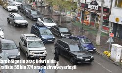 Kars bölgenin araç lideri oldu: Trafikte 55 bin 774 araçla zirveye yerleşti