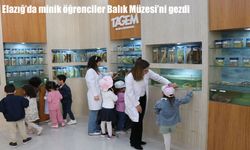 Elazığ'da minik öğrenciler Balık Müzesi'ni gezdi