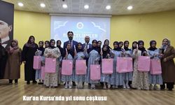 Kur'an Kursu’nda yıl sonu coşkusu