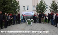 Kars’ta sebze üretimine destek: Binlerce fide üreticiyle buluştu