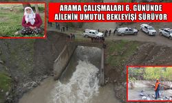 Muş’ta dereye düşen Yıldız’ın eşyalarına ulaşıldı