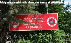 Malatya’da annesini rehin alan şahıs vurularak etkisiz hale getirildi