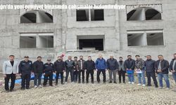 Ağrı'da yeni emniyet binasında çalışmalar hızlandırılıyor