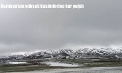 Karlıova’da mayıs sürprizi: Yüksek kesimlere kar yağdı